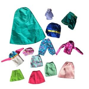 Lot Of 13 Vintage Barbie Clothes Ken 1980s to 1990s